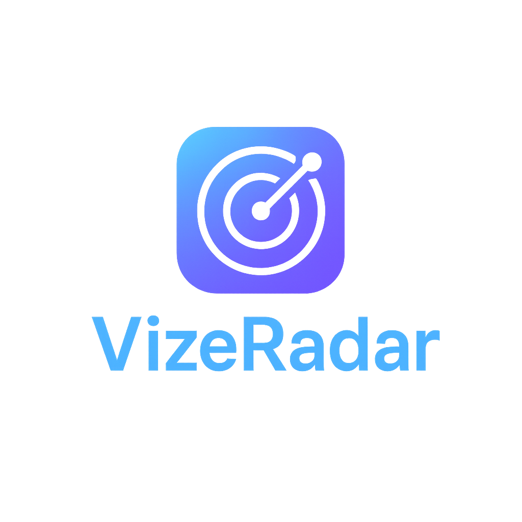 VizeRadar Vize Randevu Botu Logo - Schengen Vizesi Takibi